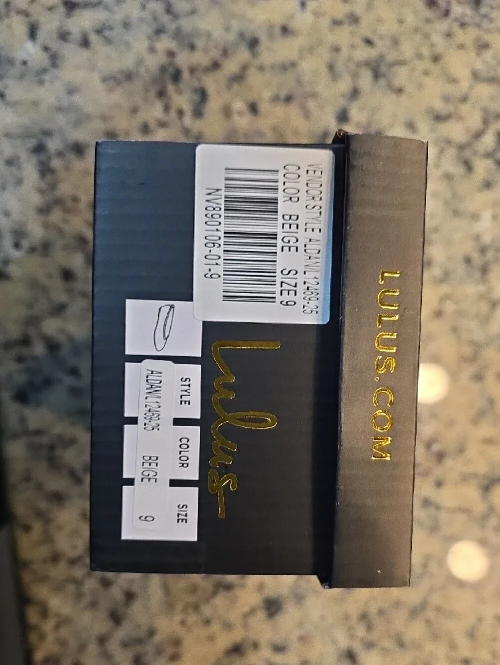 Lulu's Cream Square-Toe Ballet Flats
